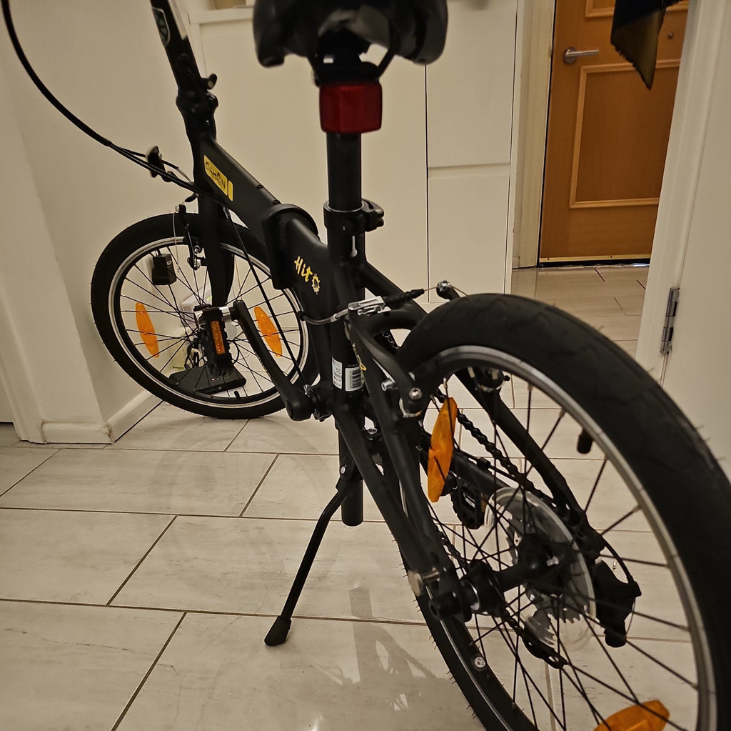 Dahon Hit 20" Wheels 11.6 kg Compact Unisex Matt Black Folding Bike {Alt Pedals}