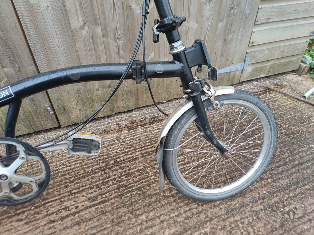 Brompton M3L Folding Bike 3-Speed, Black. 2014 Overall Good Condition