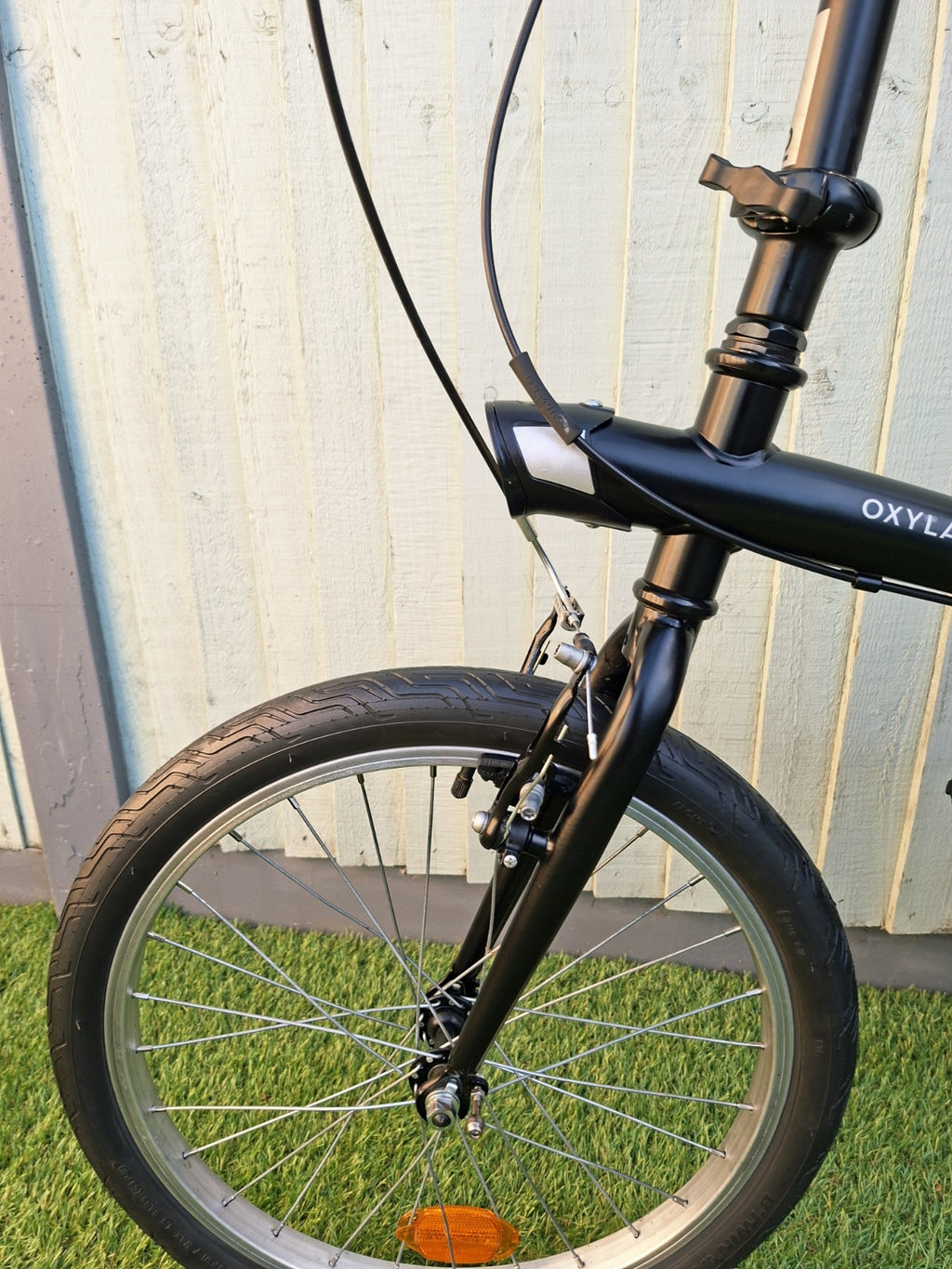 Oxylane 100 Black Folding Bicycle Single Speed