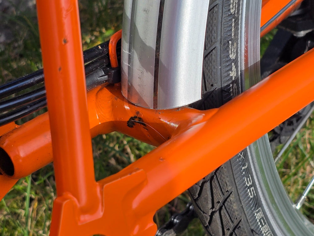 Brompton M6L folding bike, Orange 2019 / 2020 Light use
