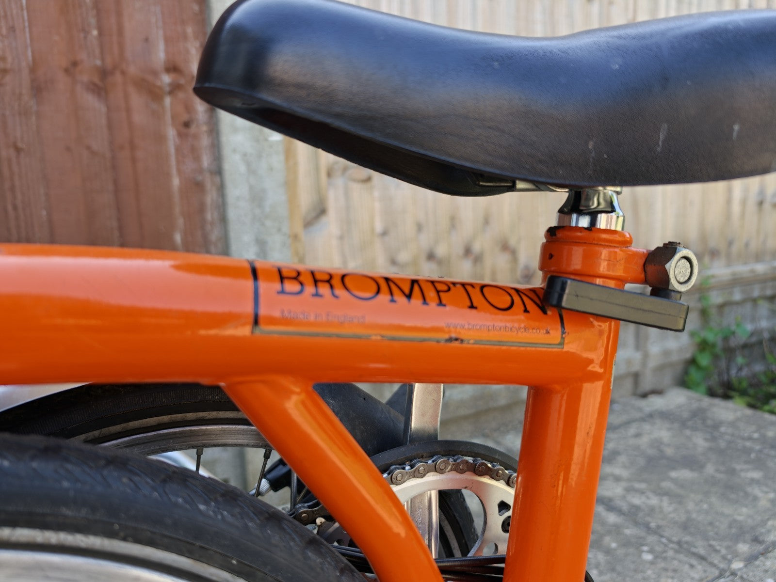 Restored Classic Brompton M3L (2004) Rare Factory Orange & Black -Fully Serviced