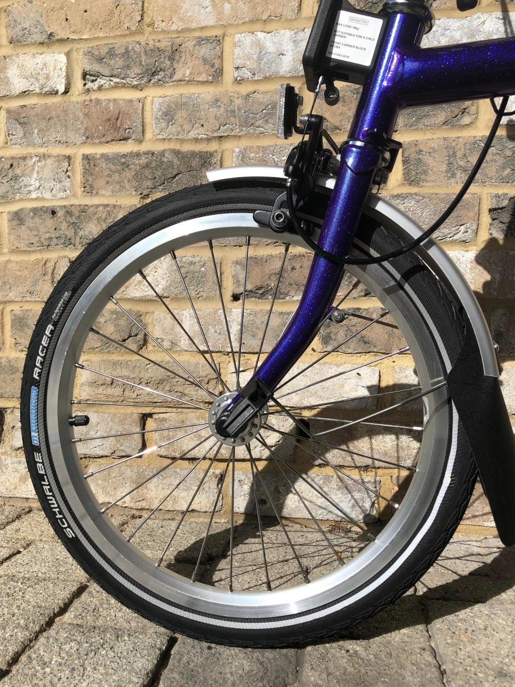 Brompton Metallic Purple M6L - SUPER RARE - WORLDWIDE SHIPPING - A+ Condition