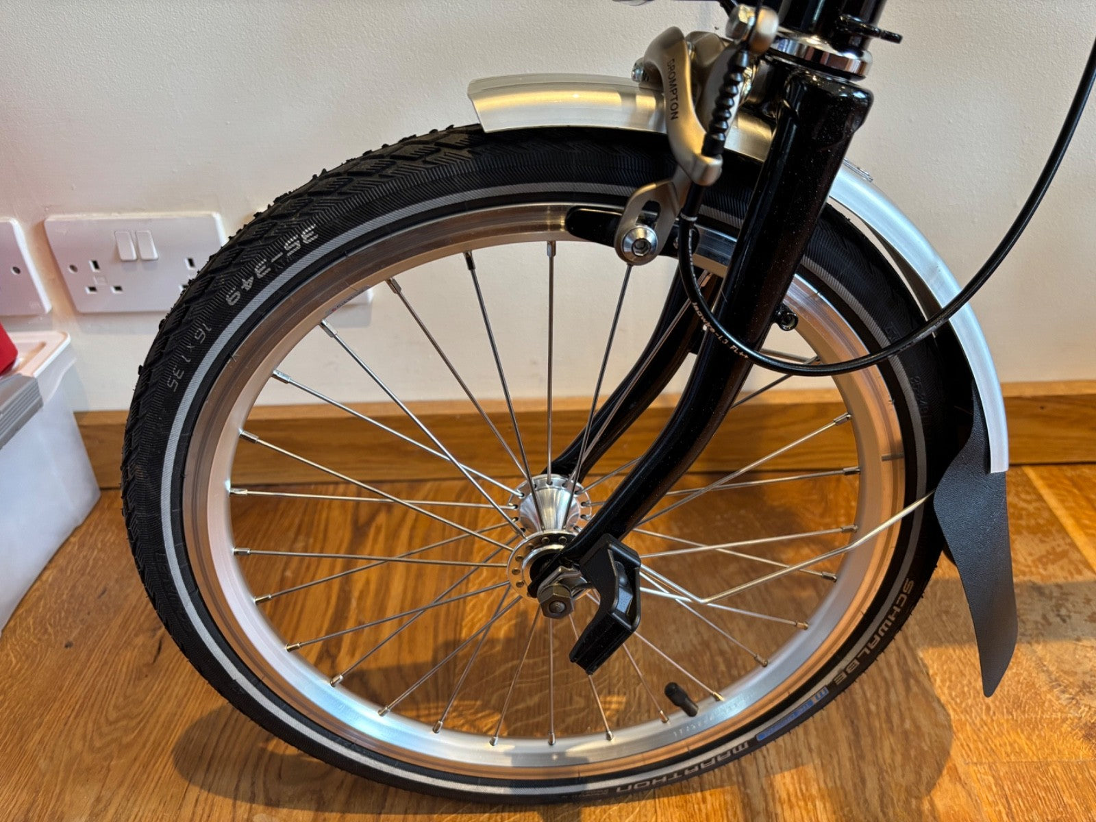 brompton folding bike H6R 6 speed, black