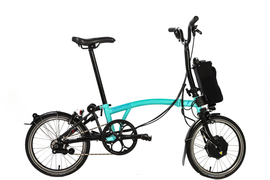 Brompton Electric 2 Speed C Line, Mid, Turkish Green - RRP £2800