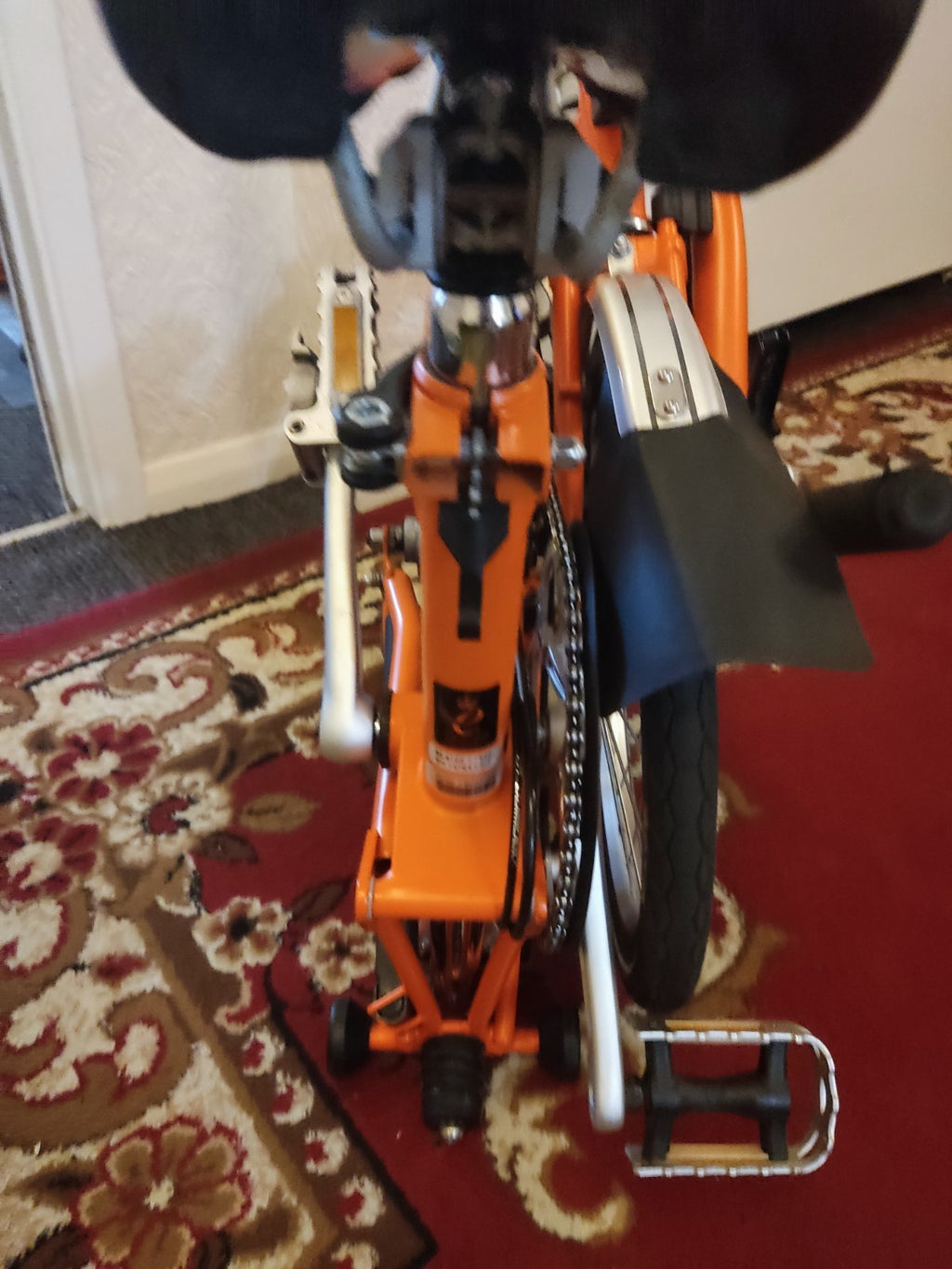 Brompton S3L Folding Bike 3-Speed, Orange