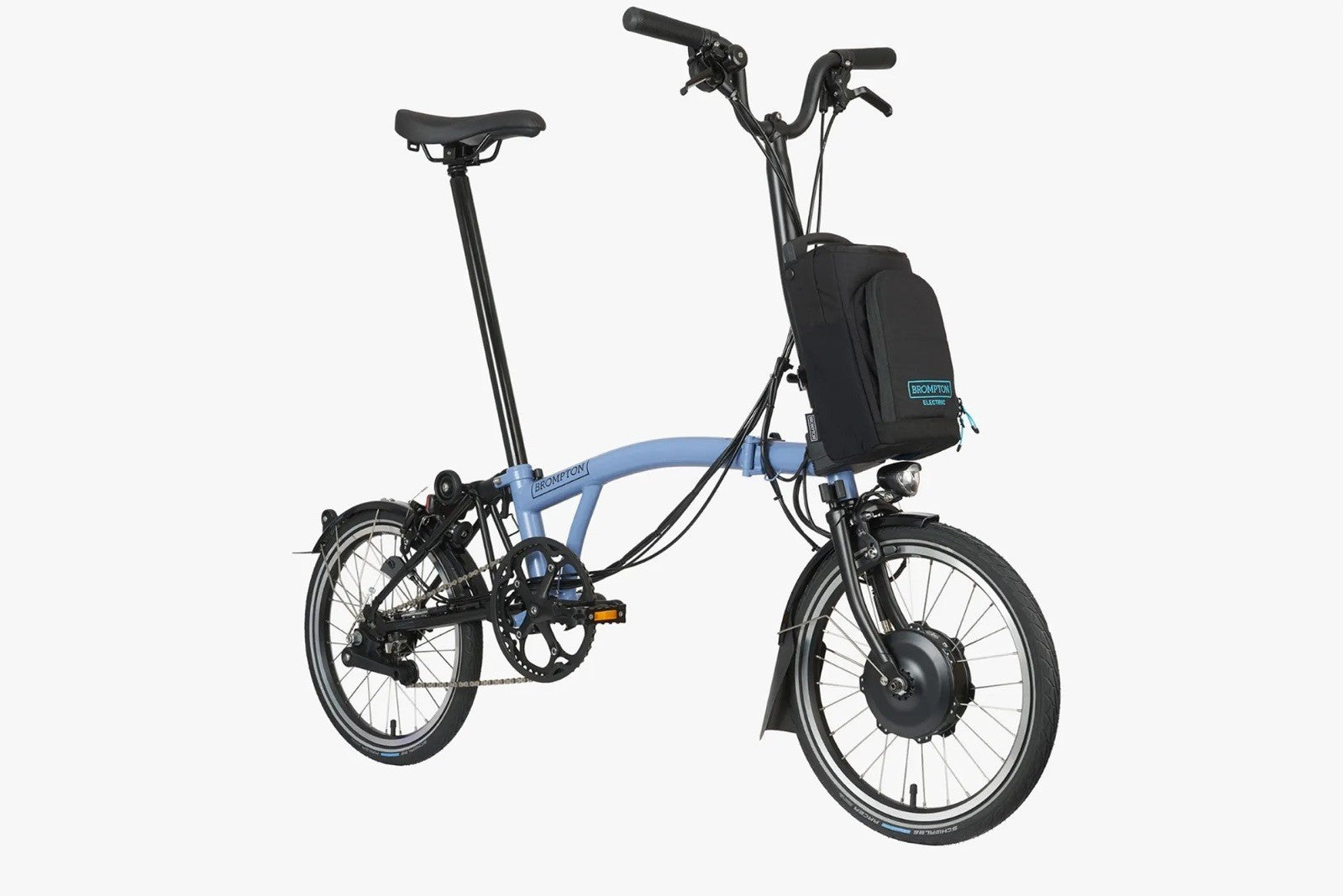 Brompton Electrc C Line Explore, 6  Speed, Cloud  Blue, H Handlebar 2024