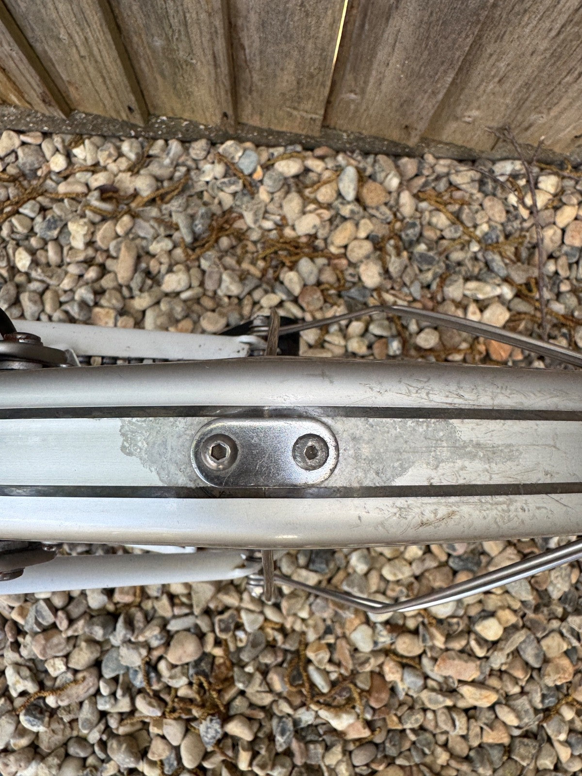Brompton S2L Folding Bike White Good Condition
