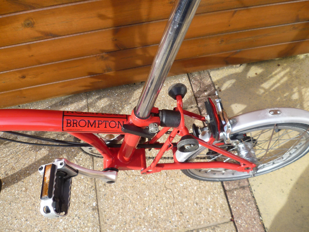 brompton folding bike 3 speed