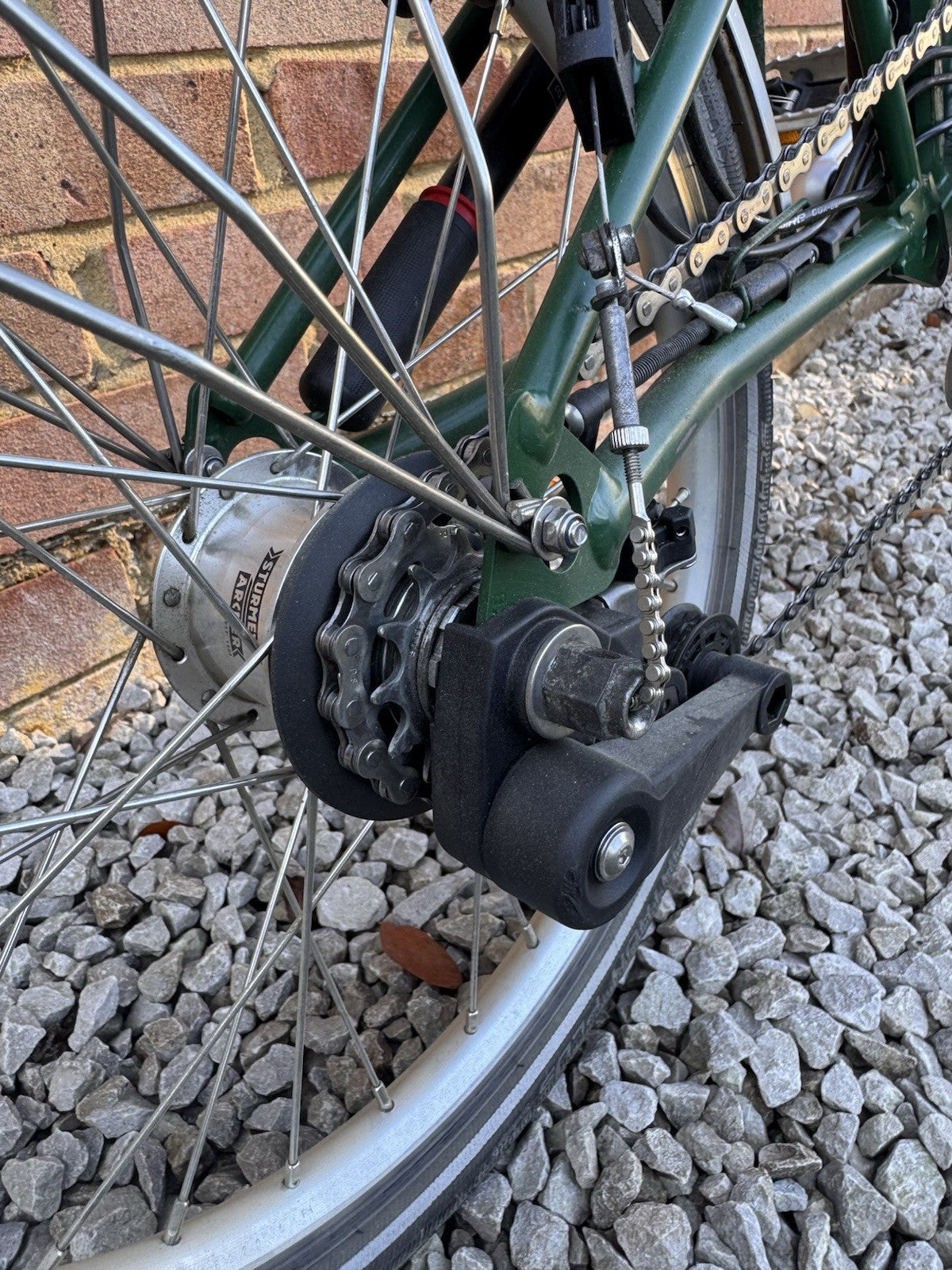 Brompton S6L 6-speed folding bike, 2018, racing green