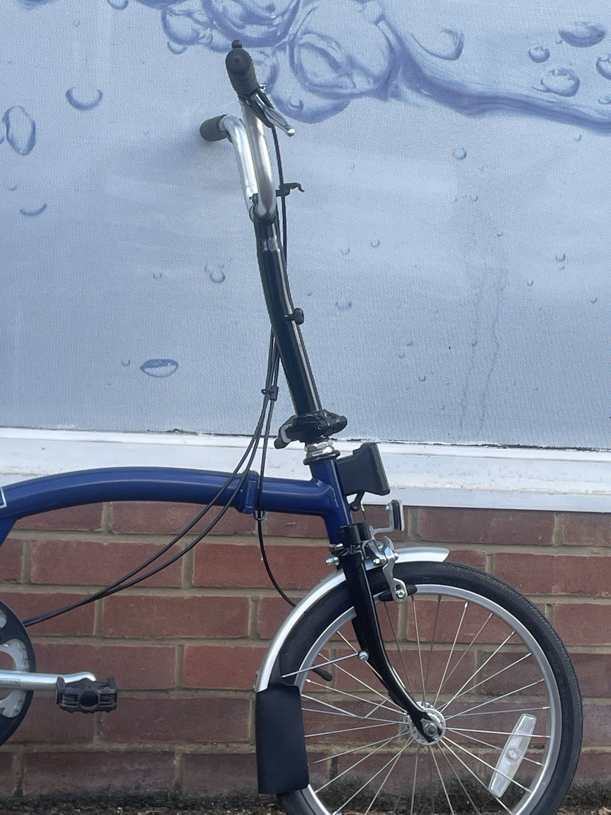 Brompton M3L Folding Bike - Tempest Blue