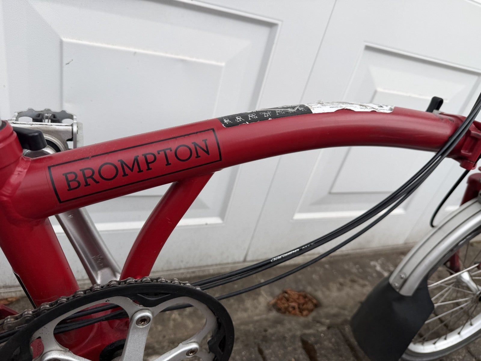 Brompton C Line M6L (6 Speed) folding bicycle - RED 2021 Good Condition