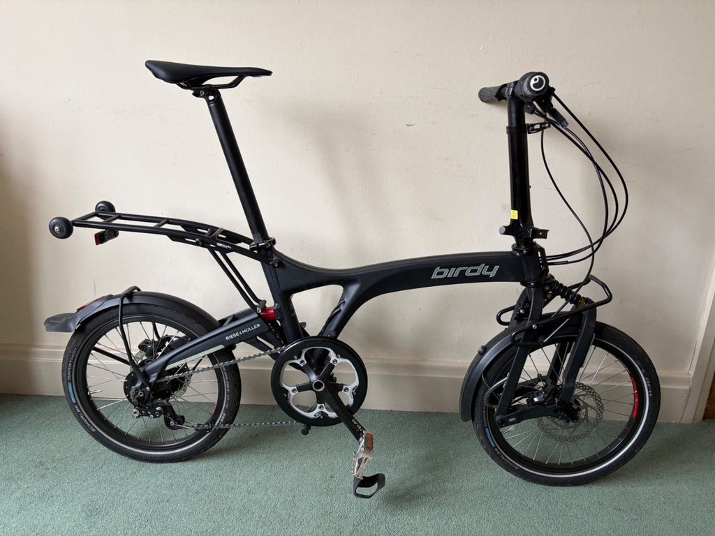 Folding Bicycle BIRDY RIESE &MULLER Full Suspension Disc Brakes Rohloff 14 gears