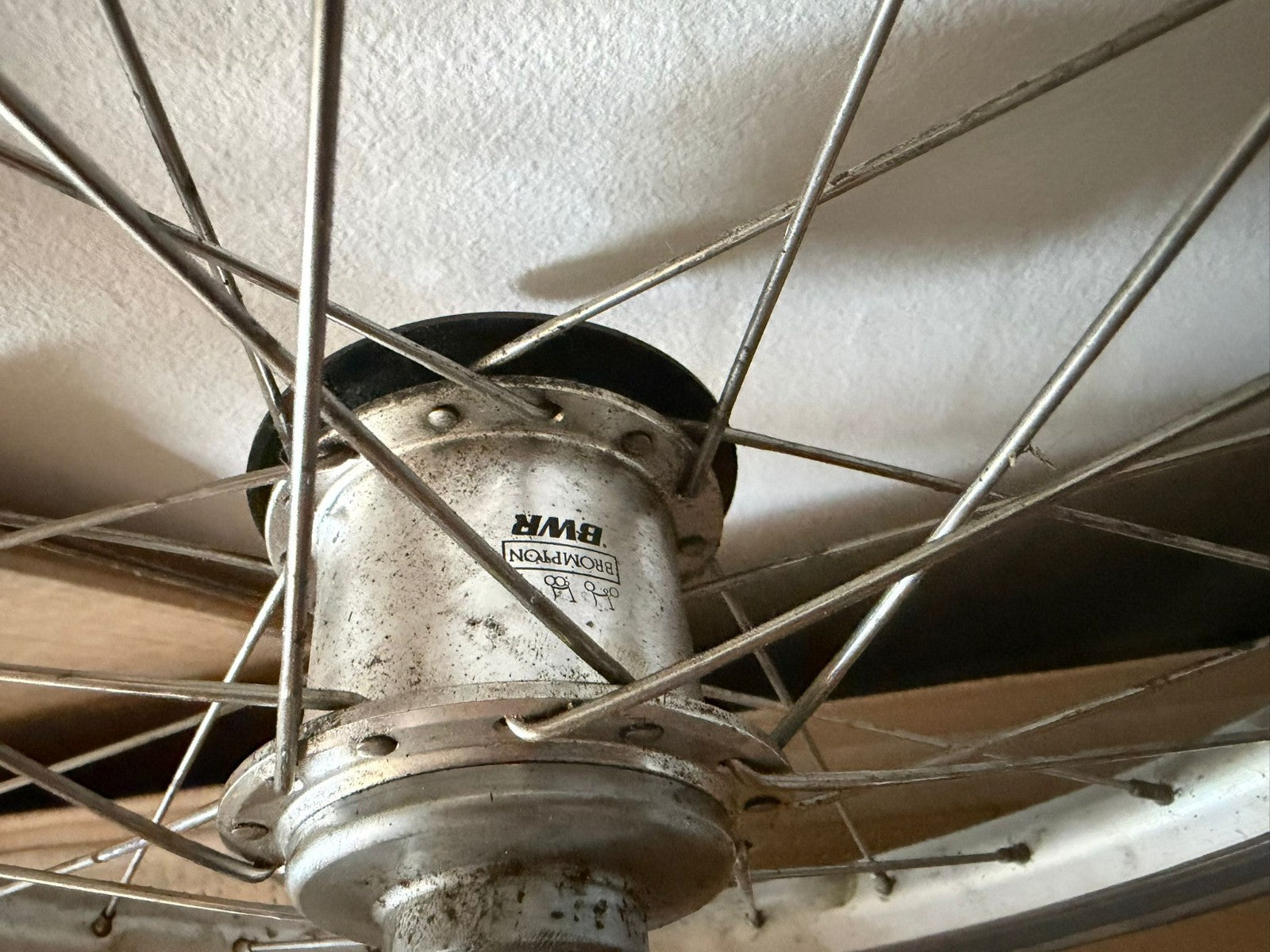 Brompton Bike  6 Speed Rear Wheel  - Silver