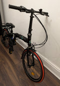 Ecosmo Alloy Folding City Bicycle (20 inch) Black,7 Speed SHIMANO -20AF09BL