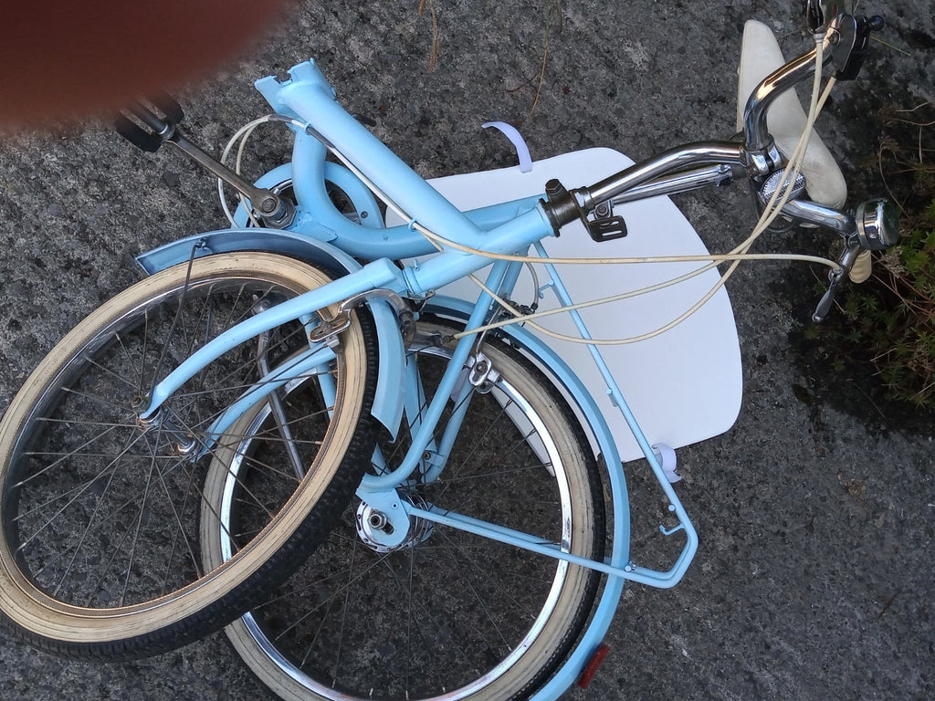 Folding Sicur Brevettato advertising bicycle