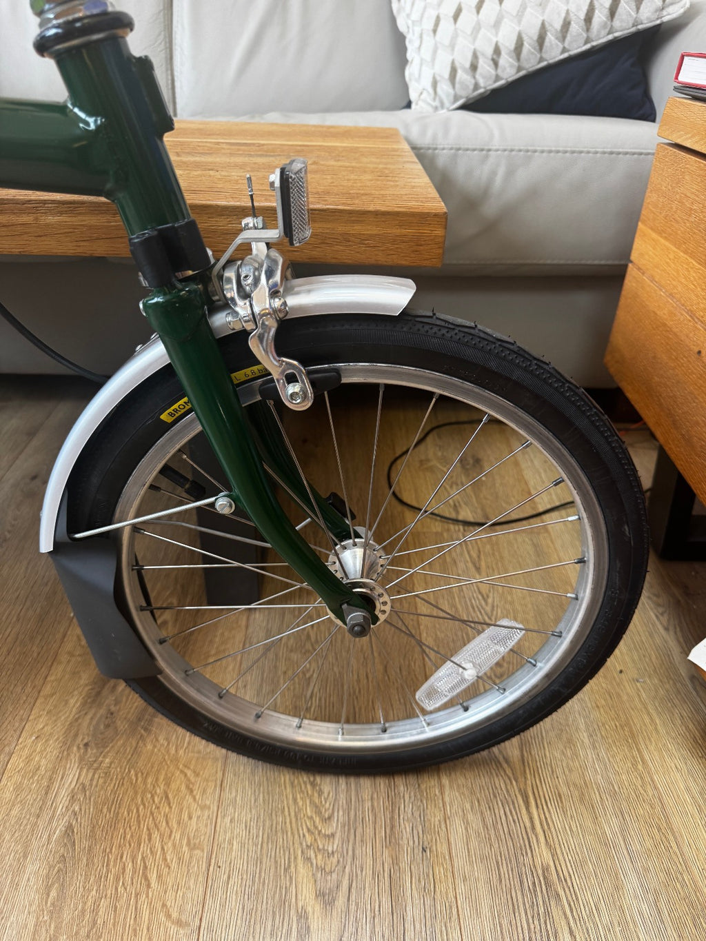 Classic 6-Speed Brompton Folding Bicycle A - Racing Green - MINT