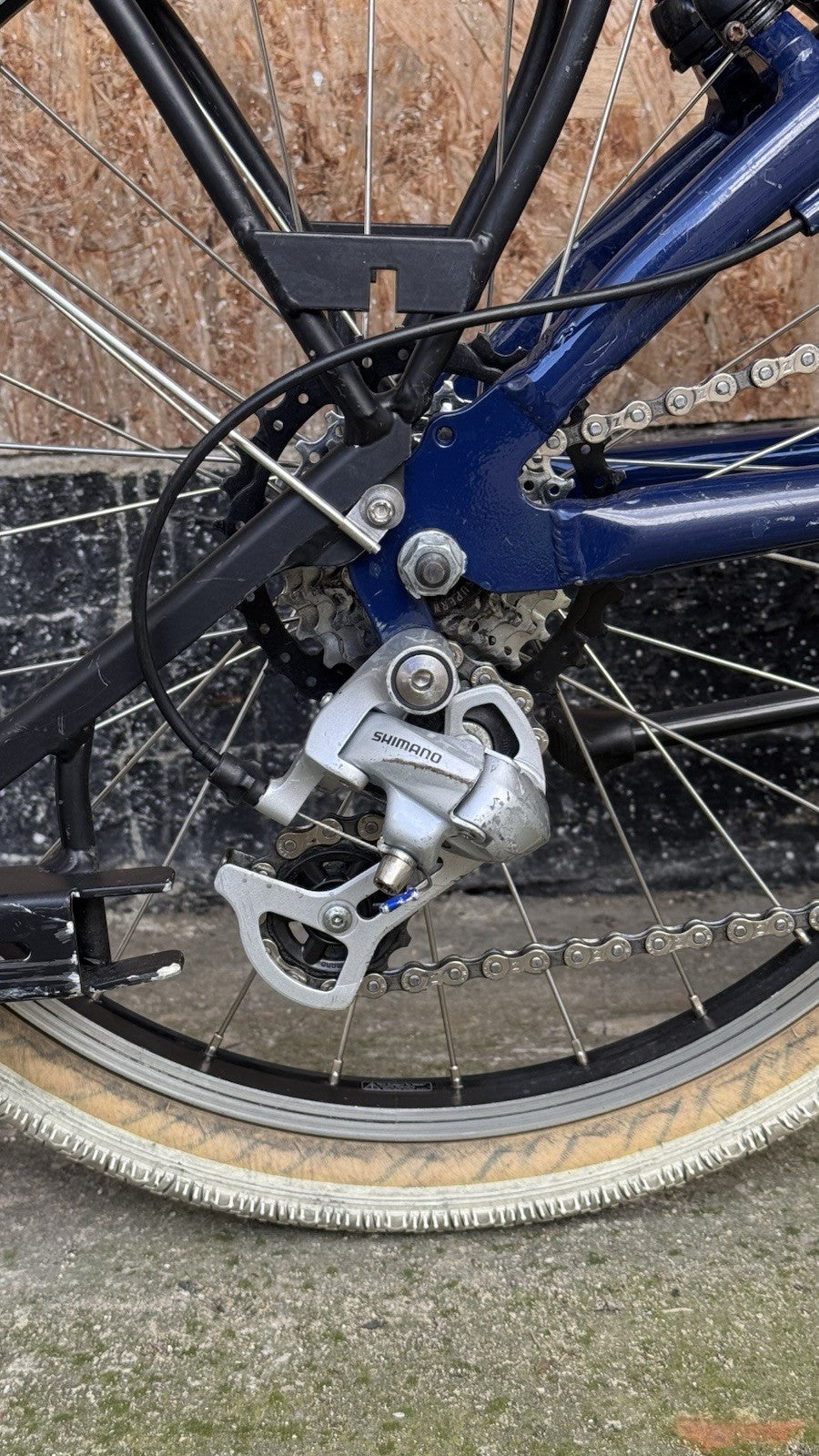 Tern Link B7 Folding Bike Custom Built With Carrier Speial 7 Speed