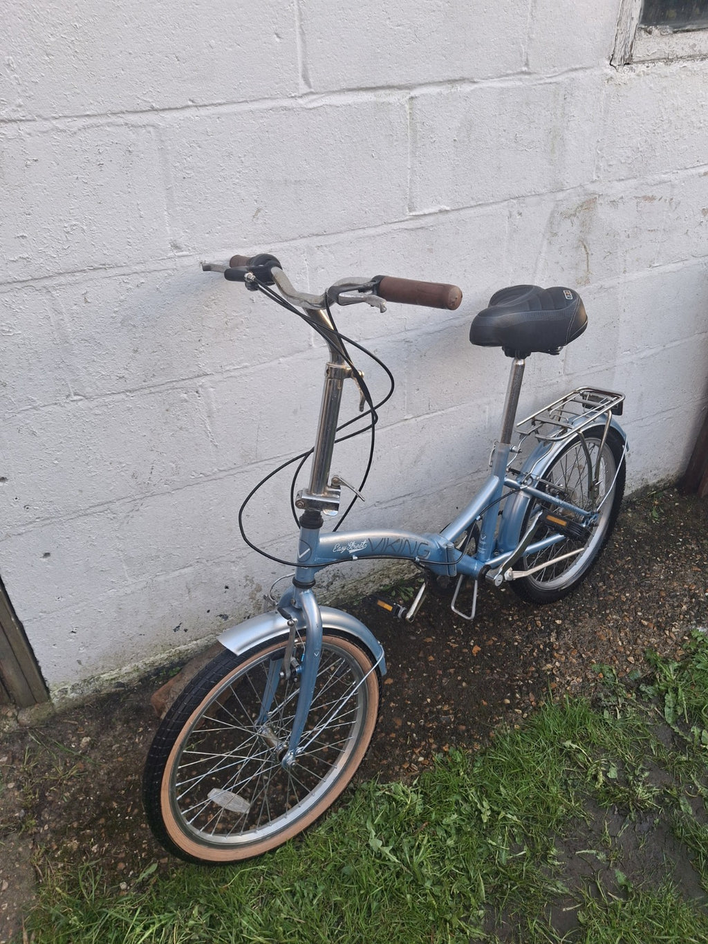 Unisex Viking EasyStreet 20 Wheel Folding Bike Bicycle Blue