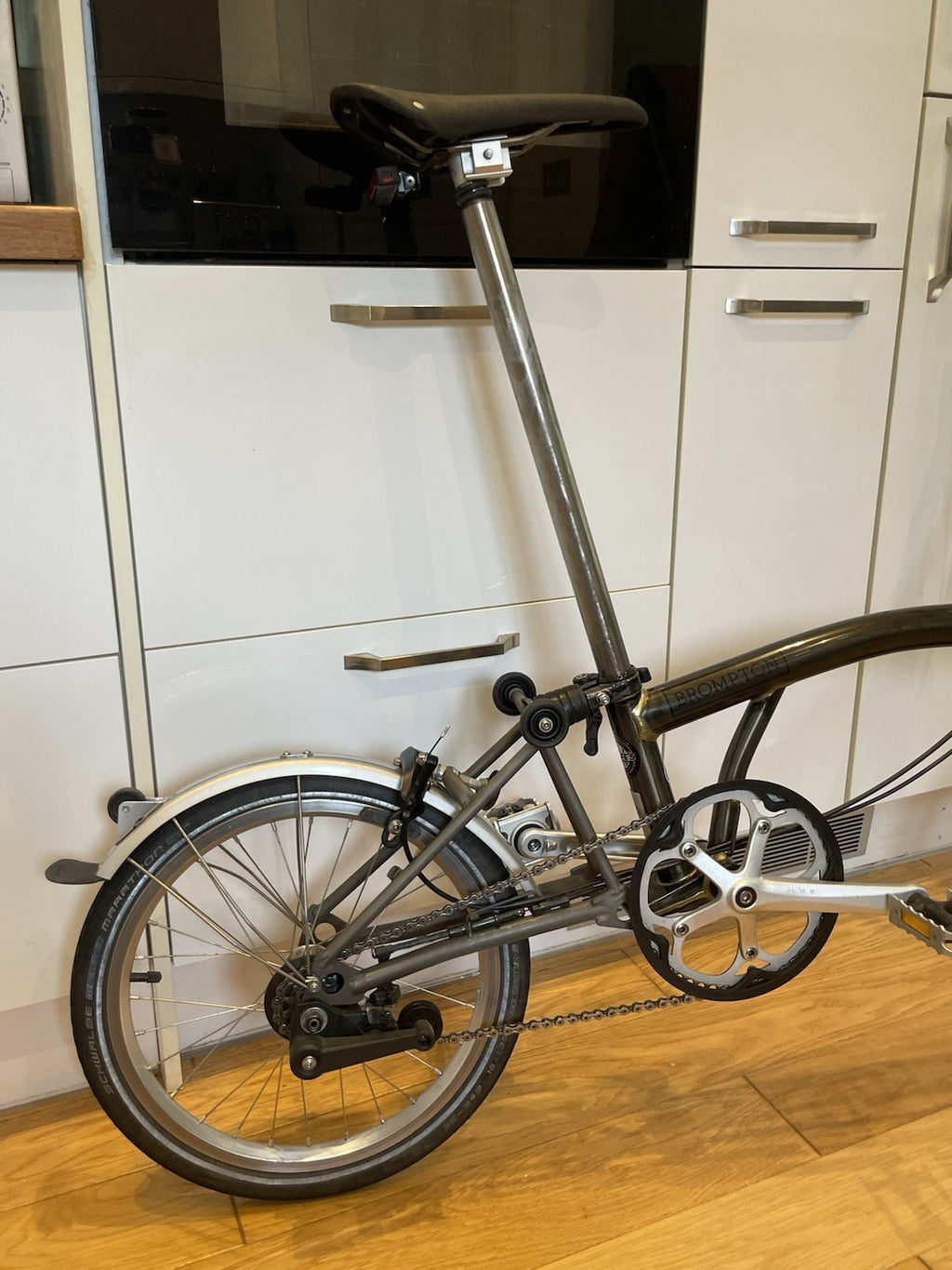 Brompton Folding Bike S2L-X Superlight in Raw Laquer