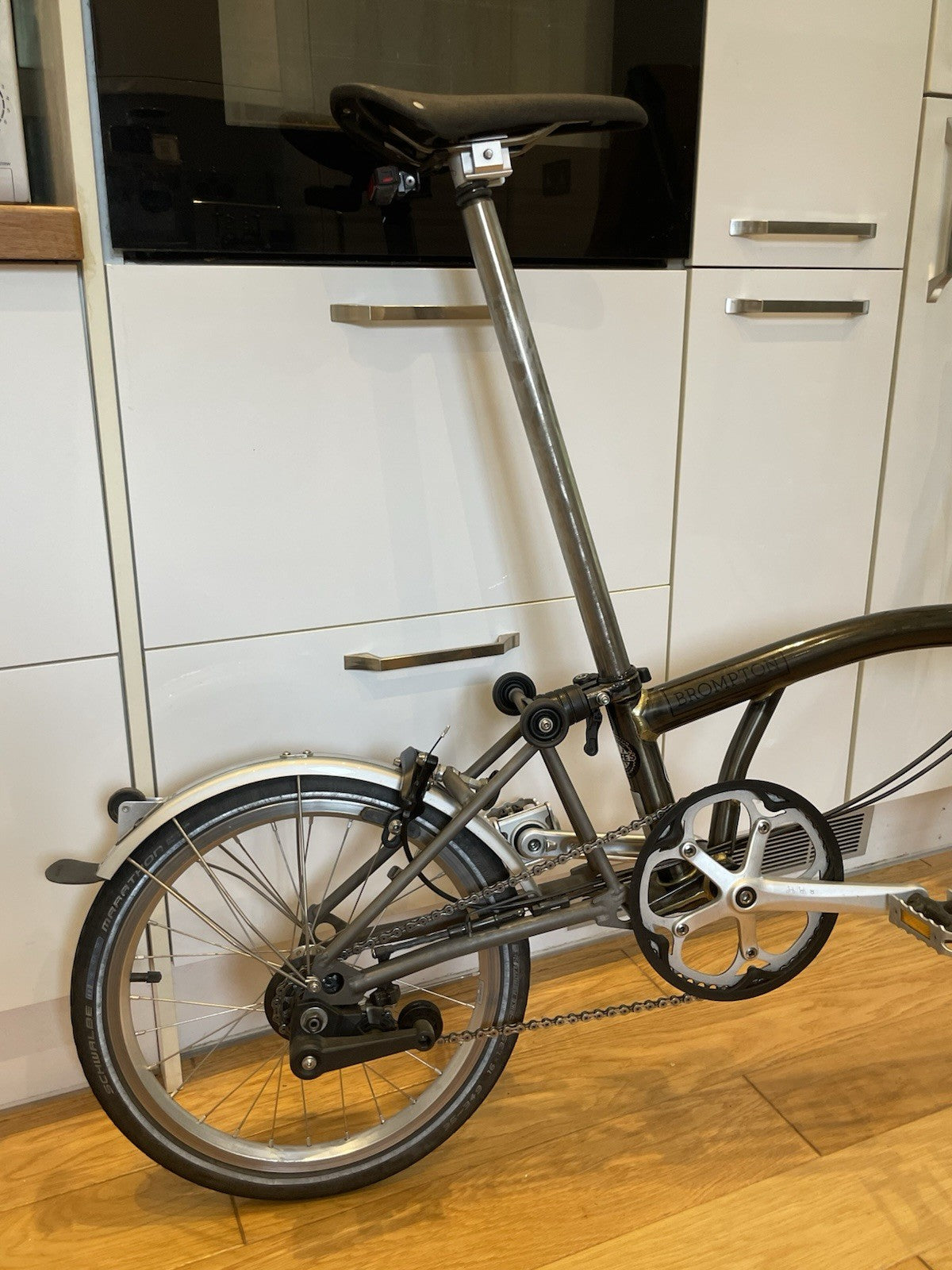 Brompton Folding Bike S2L-X Superlight in Raw Laquer