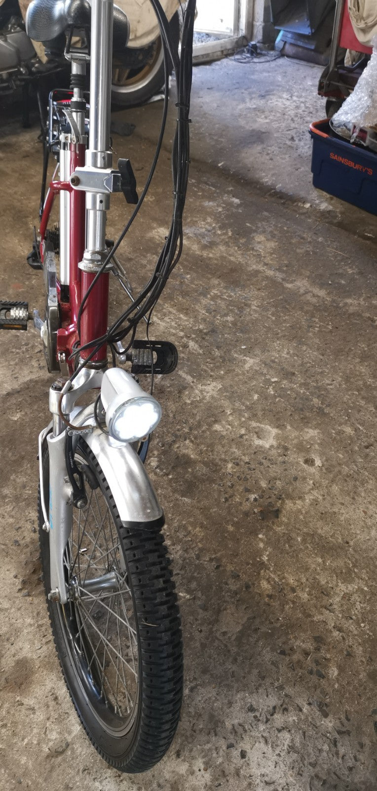 PRO-RIDER 20in E-Folding Bike 250W 36V 25km/h red