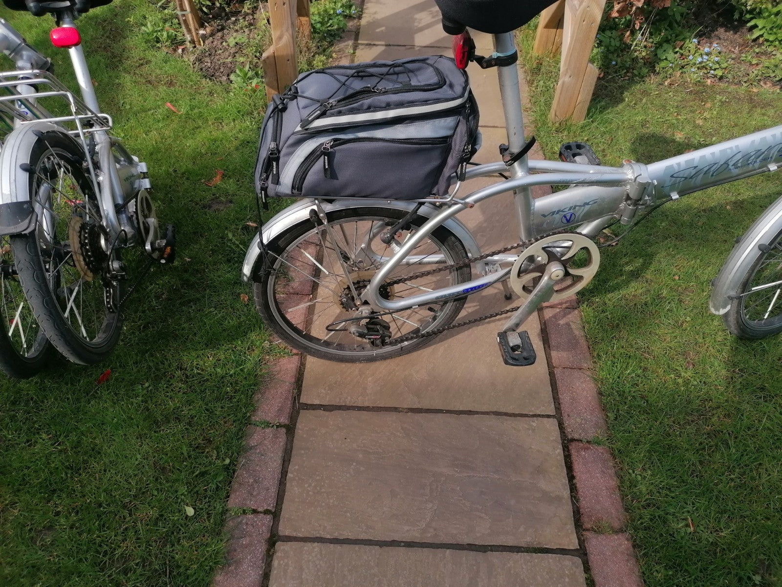 2  Viking Safari Native Folder SE , Alloy frame 20" 6-Speed Folding Bikes Silver