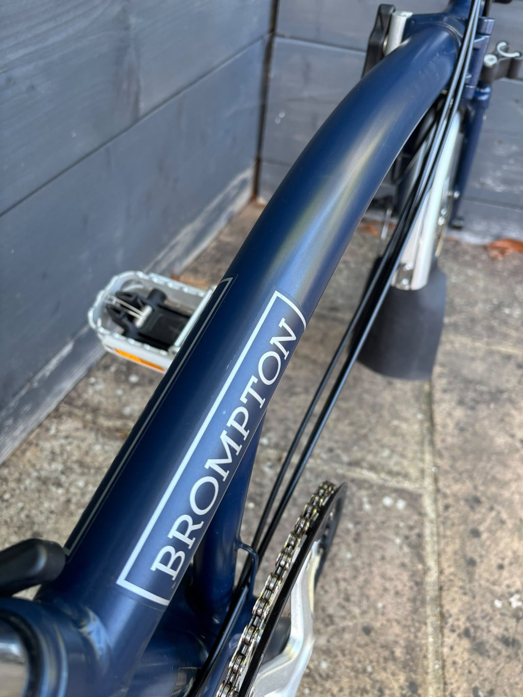 2021 Brompton M6L C Line Folding Bicycle 6 Speed Tempest Blue - Hardly Used