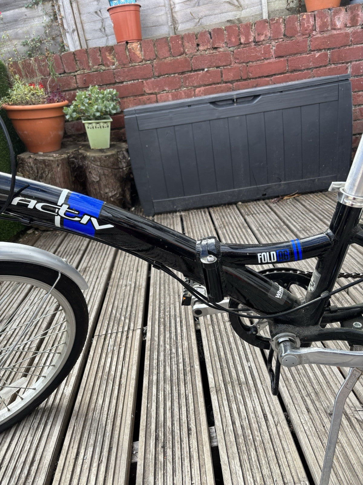 Raleigh Activ Fold 20in Folding Bike Derailleur V-Brake Mudguards Rear Carrier