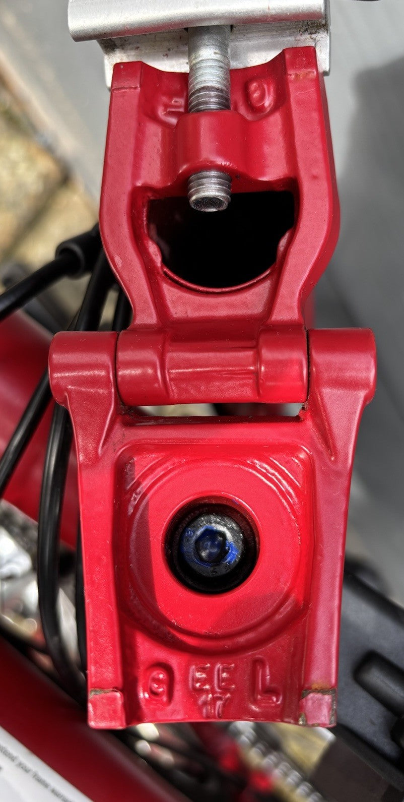 Brompton C Line 6 Speed M6L Folding bicycle in House Red - Hardly Used