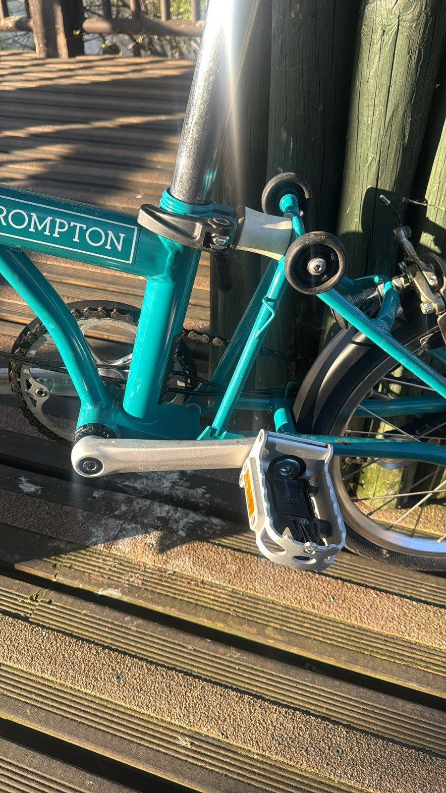 Brompton B75 16" Folding Bike - Blue