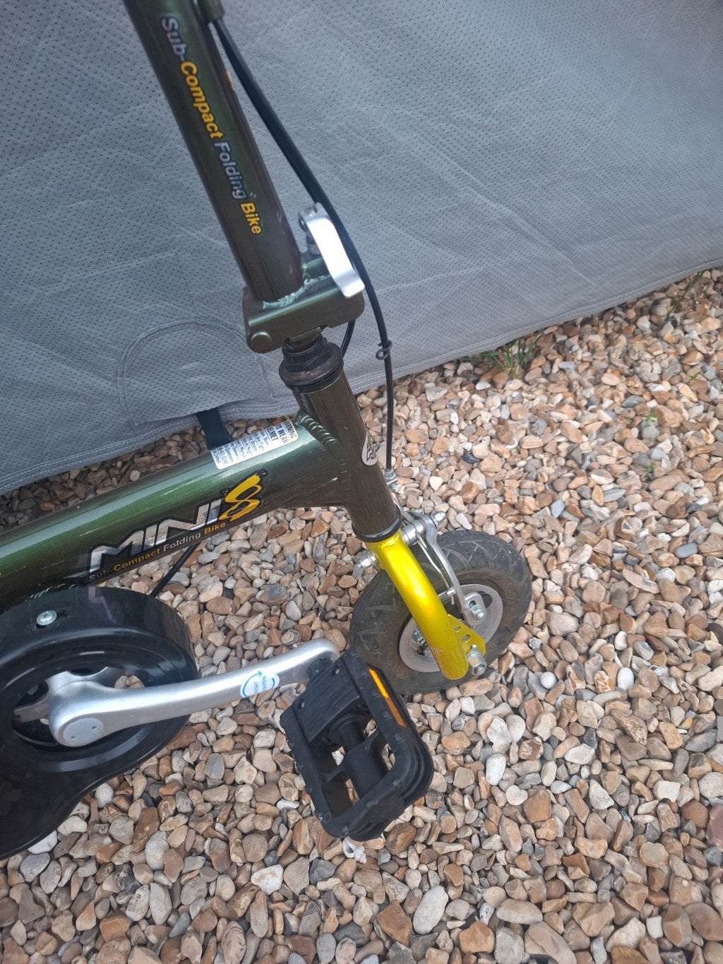 Kent Kini 8 Sub Compact folding bike Green Small Folding Cycle