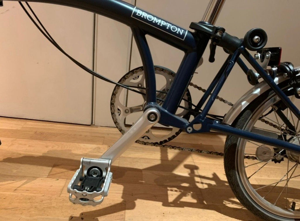 2022 Brompton C Line 3 Speed Folding Bike | Blue | Mudguards Excellent Condition