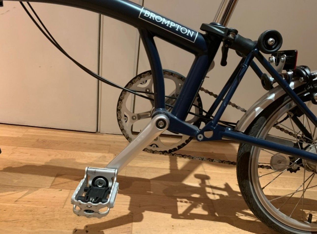 2022 Brompton C Line 3 Speed Folding Bike | Blue | Mudguards Excellent Condition