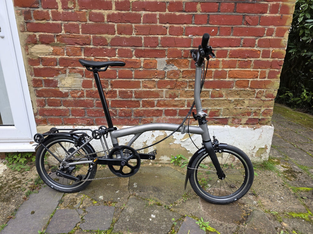 Brompton T Line Mid Bar 12-Speed With Rear Rack Kit