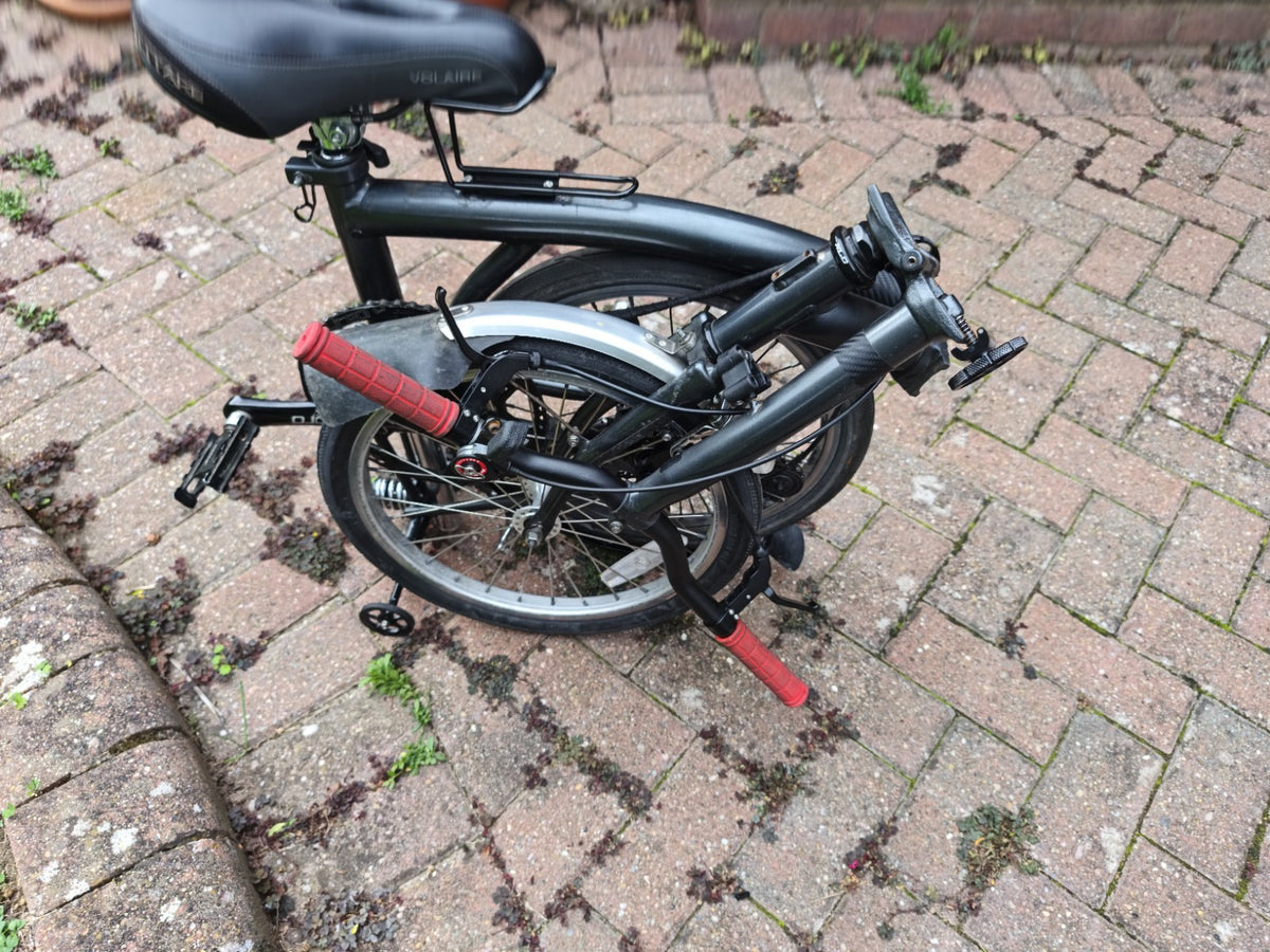 Brompton Folding Bike - 5 spd deraileur - Titanium upgrades