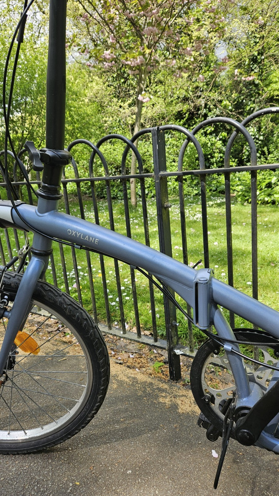 Folding Bike Grey – Decathlon BTWIN Tilt 120 – Commuting –  Summer ☀️