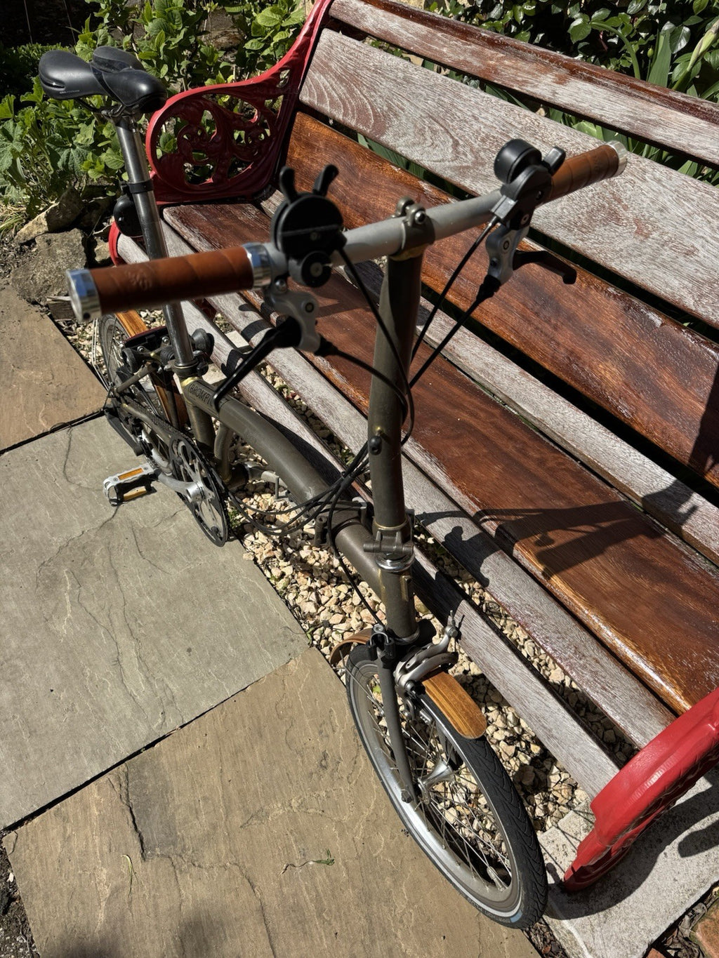 BROMPTON S6 In Raw Lacuer Colour 16” With Titanium Forks/seat Post