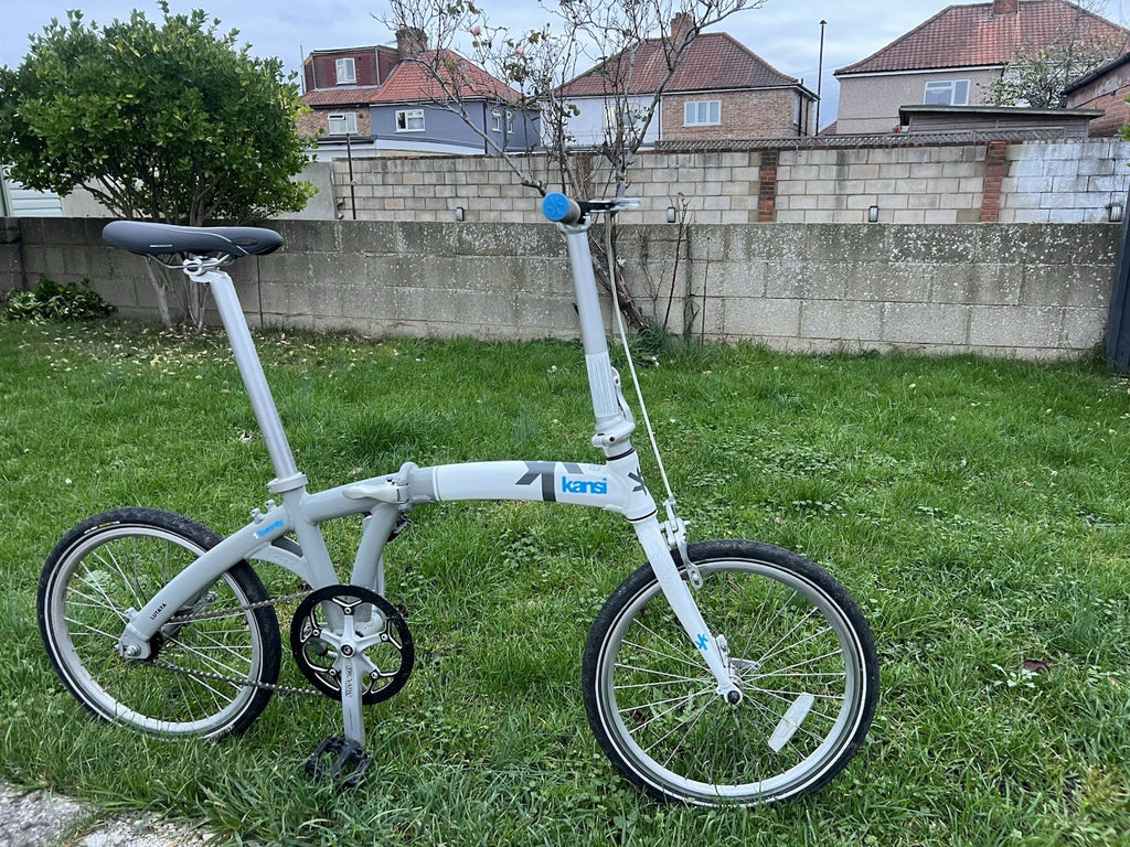 Kansi 1Twenty Single Speed Folding Bike 100 miles Only Superb Original Condition