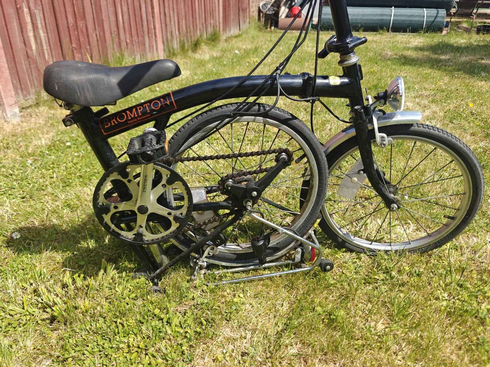 Vintage Brompton 5 Speed 1990 - Black - All original parts. Lightly used.