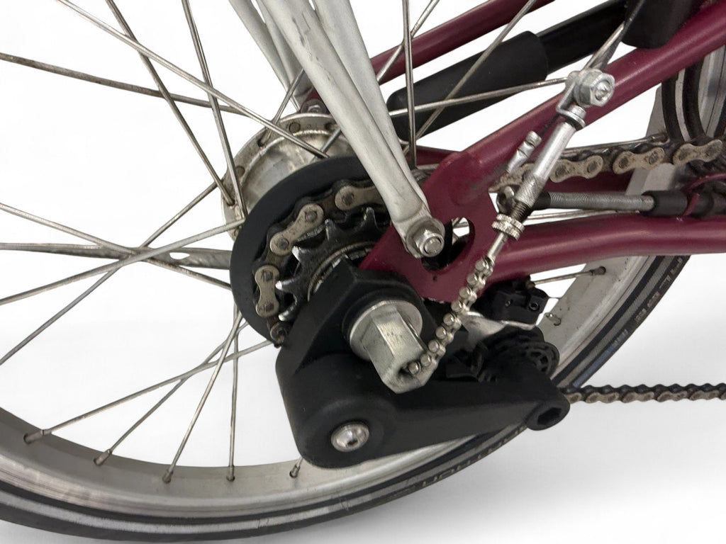 Brompton C Line P6R (6 Speed) folding bicycle - Claret