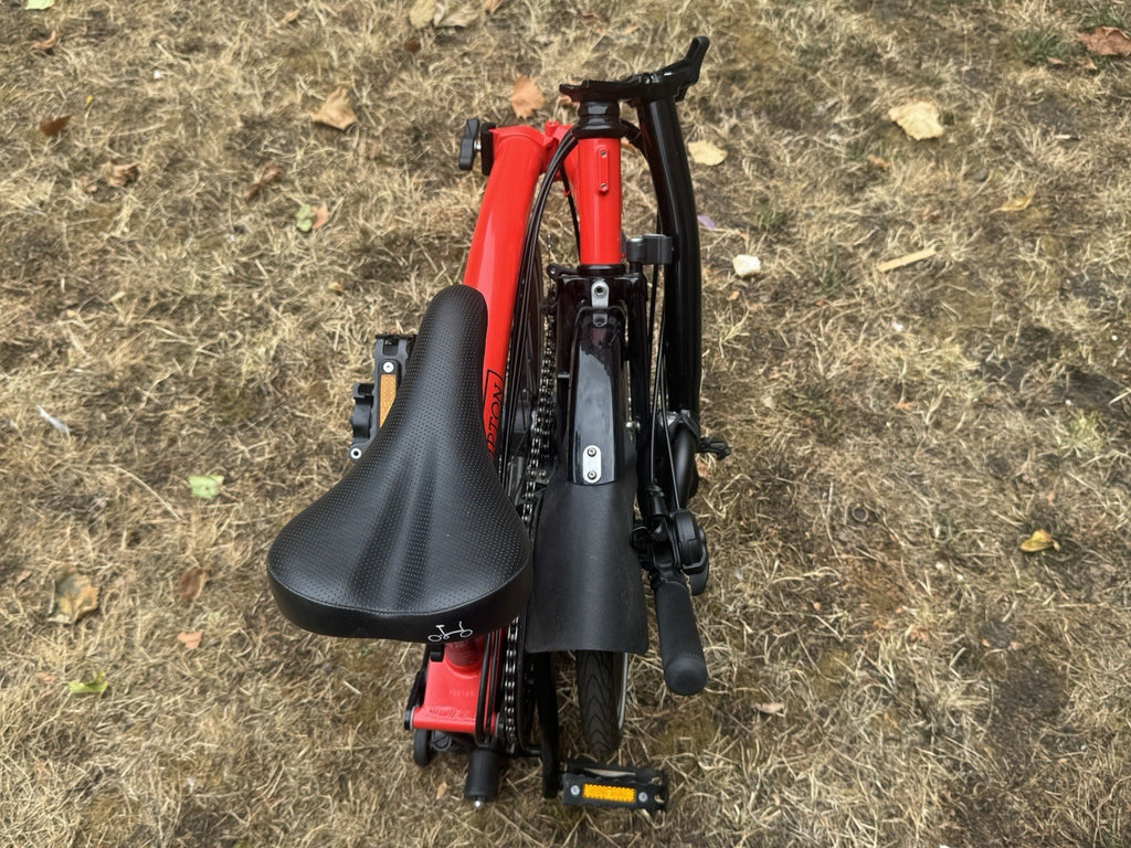 Brompton M6L Black Edition 2020 Folding Bike 6 Speed Red/Black