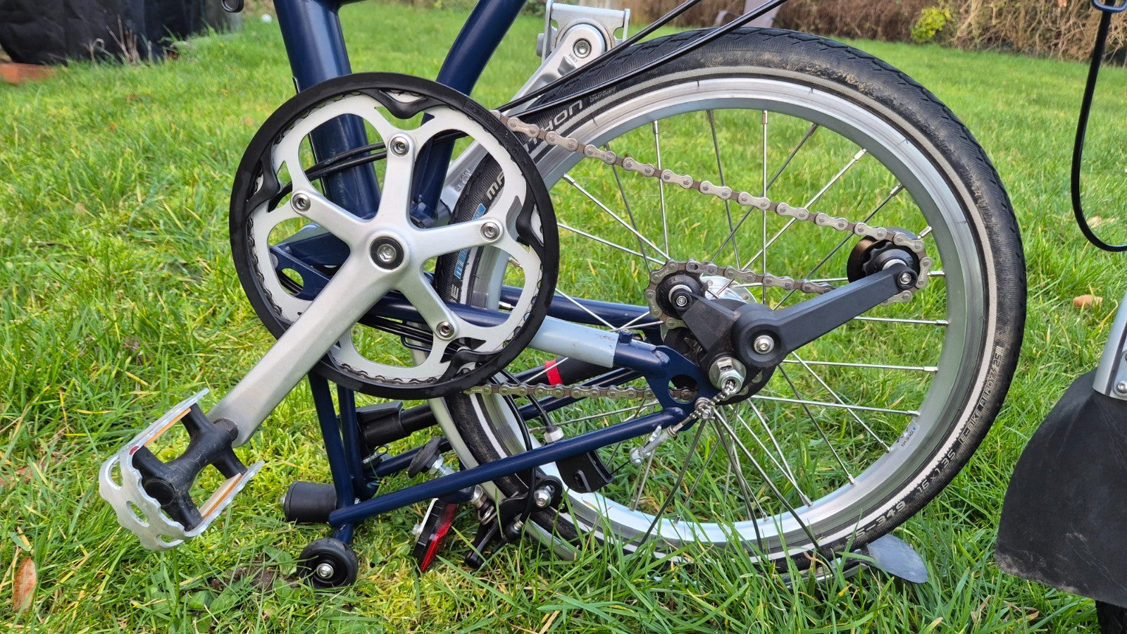 Brompton M3L 2018, 3-Speed, Blue, Great Condition