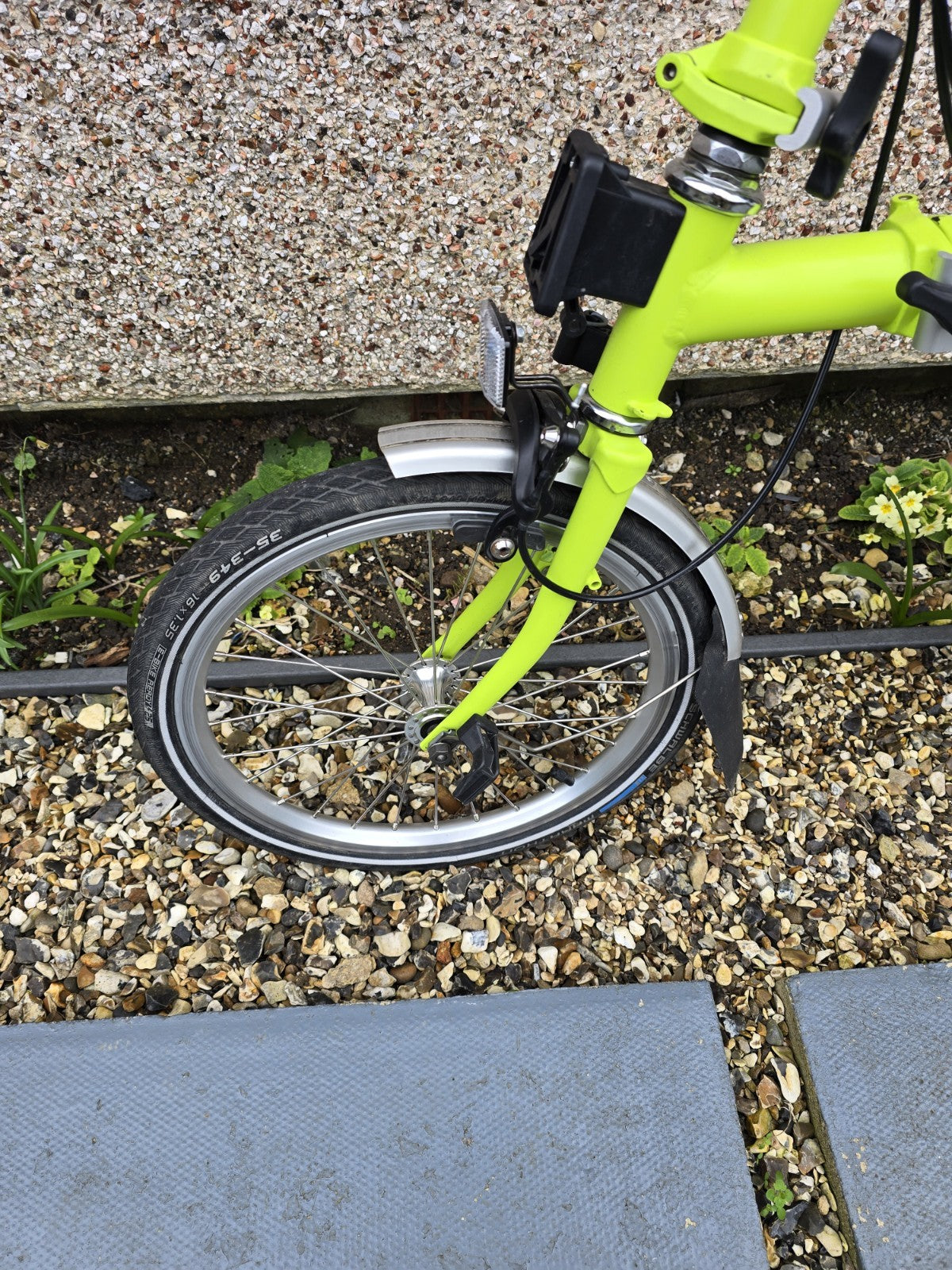 Brompton C Line in Lime green