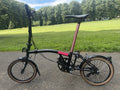 Brompton P-line 4 Speed  Custom Wheels  Carbon / Titanium Parts  Black 9kg