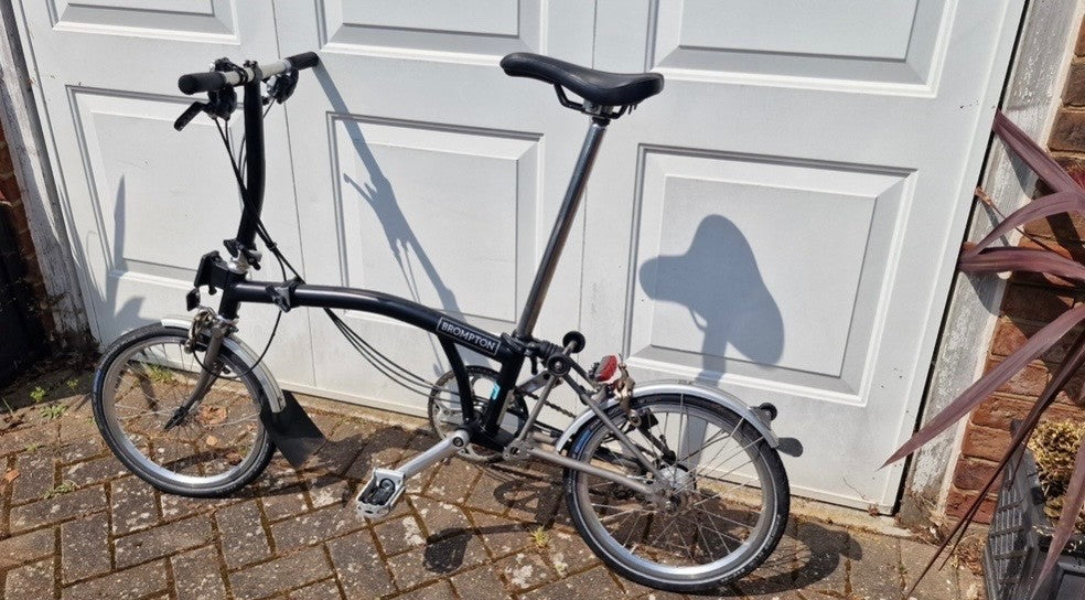 Brompton S6L  TI 17 Folding Bike Black