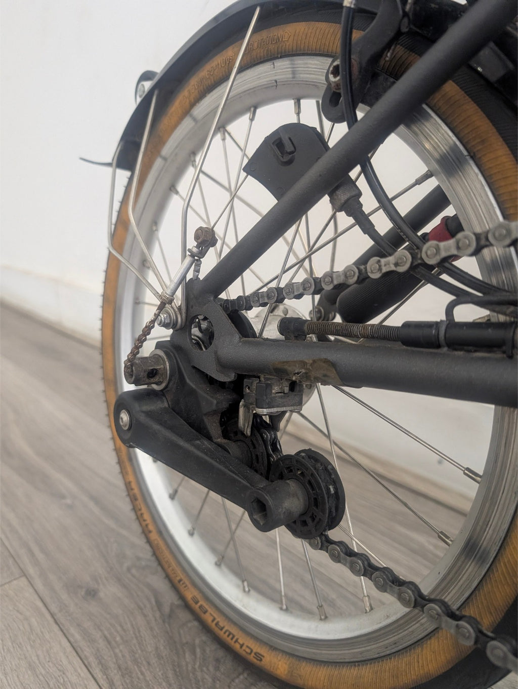 Brompton S6L Graphite Grey - usable but needs work (rare colour + finish)