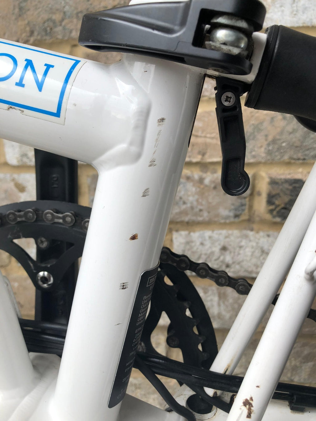Brompton Electric White Mid 2 Speed (M2L) - Ex-Demo - VERY CHEAP GREAT DEAL!