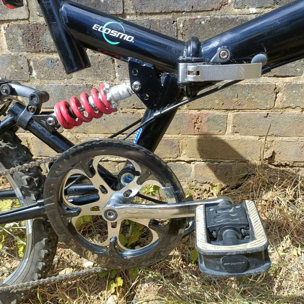 Ecosmo Folding Bike, 20-Inch Wheels, Full Suspension