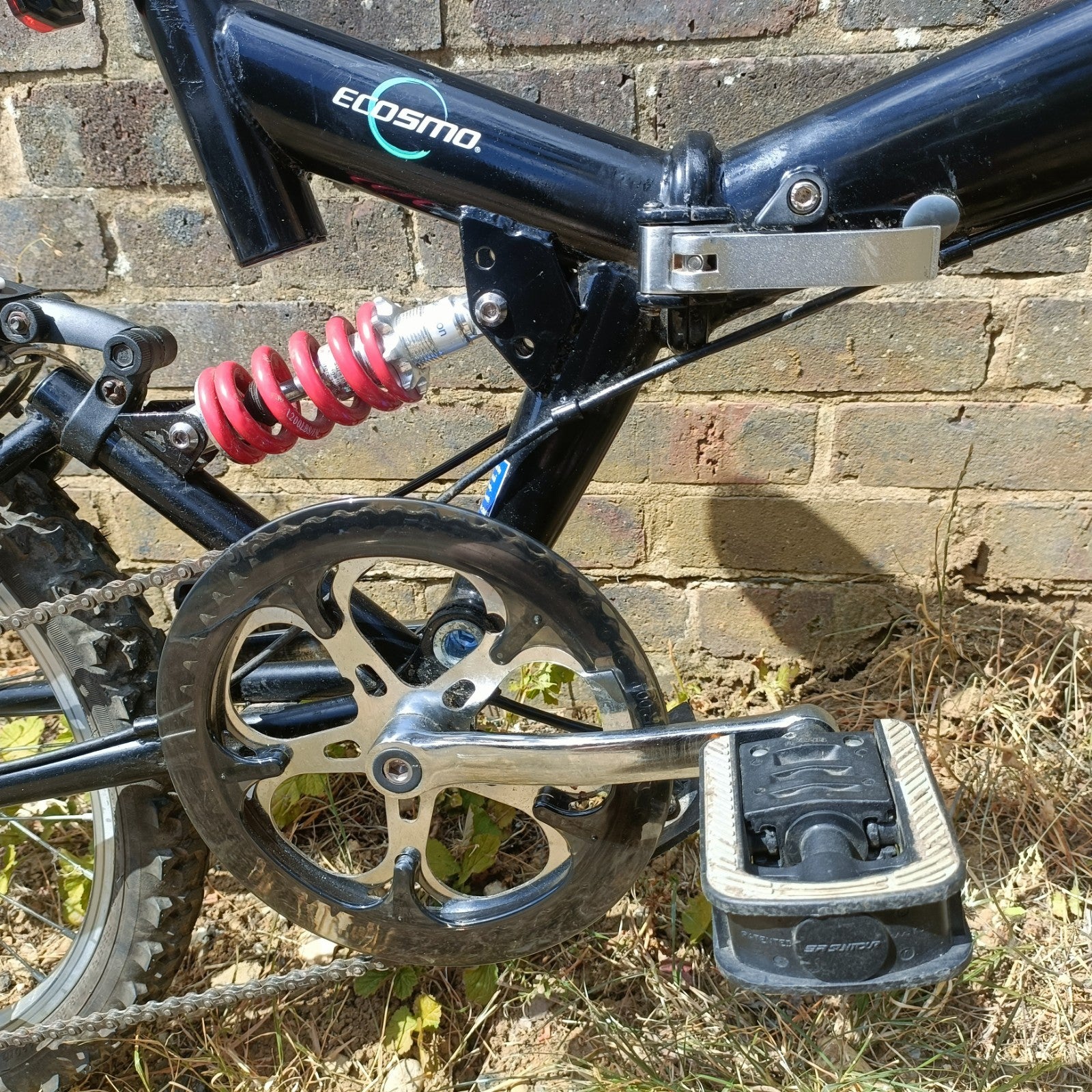 Ecosmo Folding Bike, 20-Inch Wheels, Full Suspension