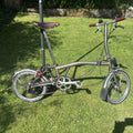 Brompton Folding Bike 6-Speed, Raw Lacquer